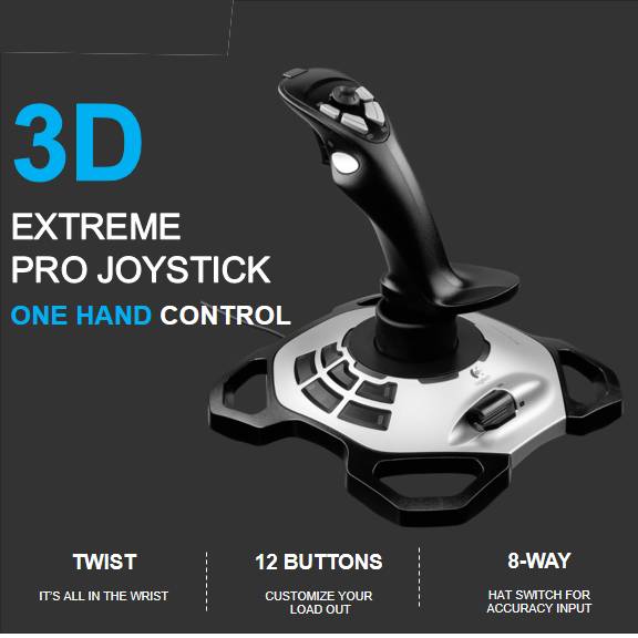Logitech Extreme 3D Pro Gaming Joystick ( 942-000008 )